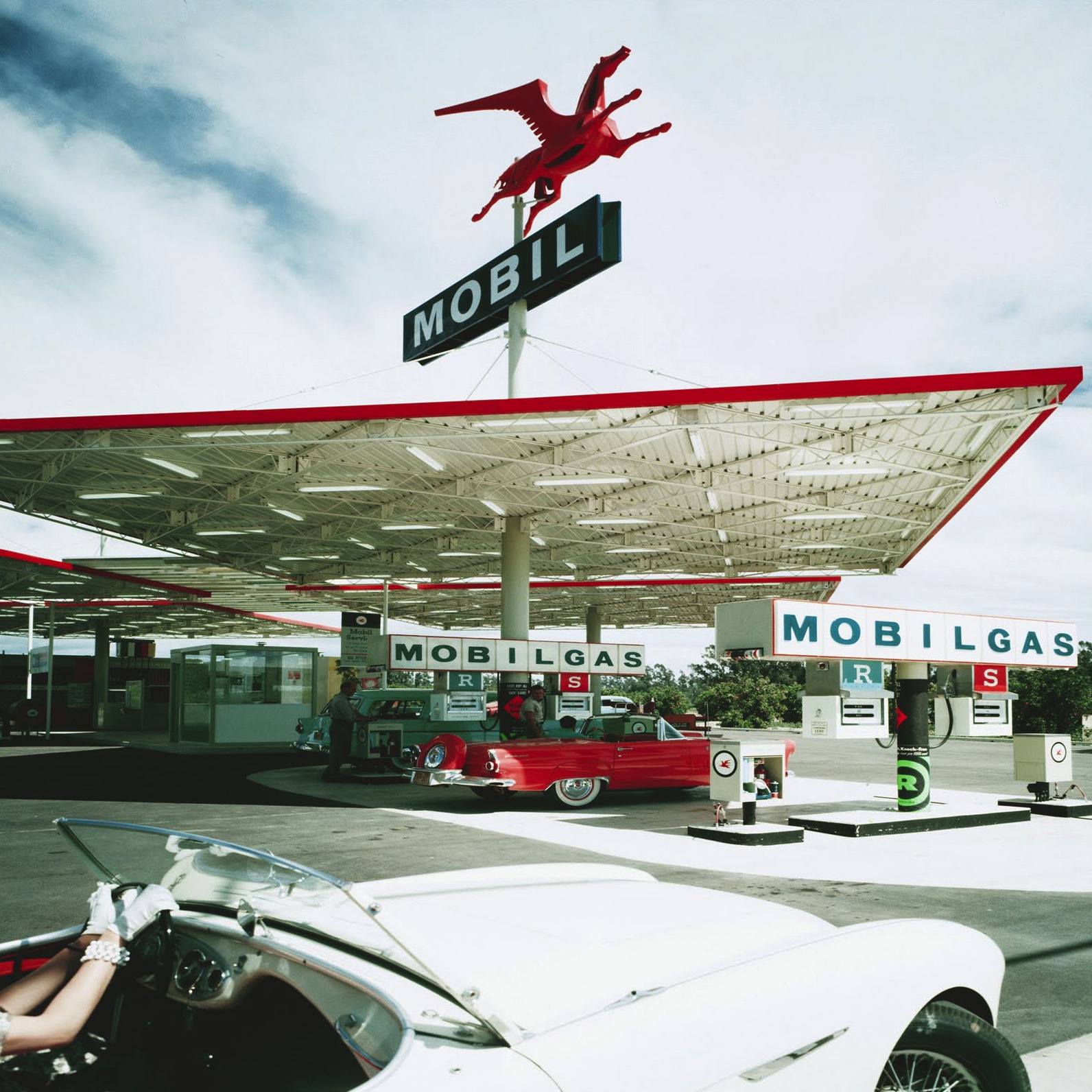 mobil gas station
