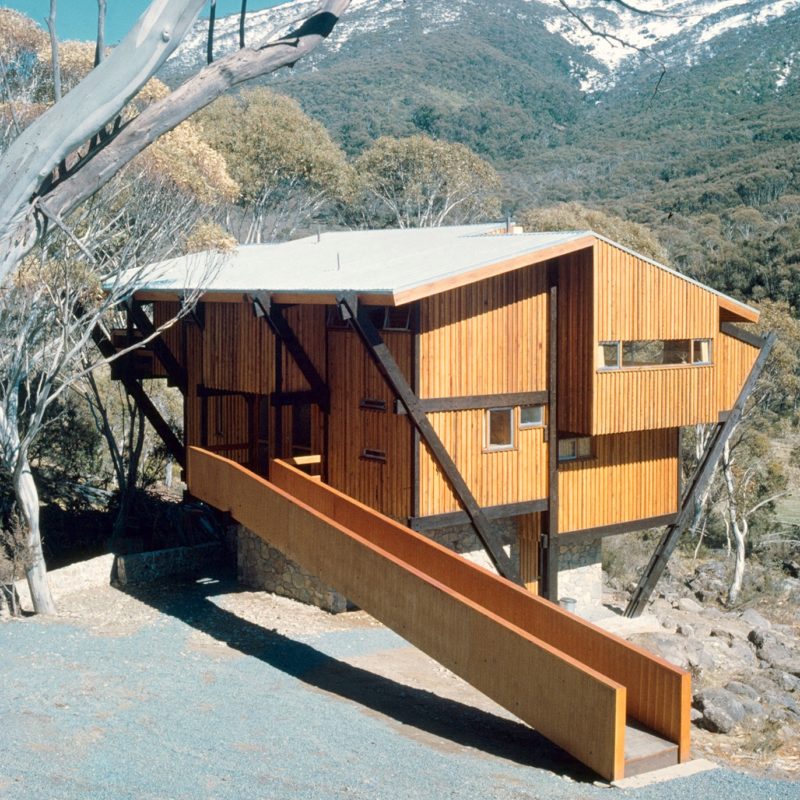 Designtel - Thredbo Ski Lodge, Harry Seidler c.1962. Photo by Max Dupain